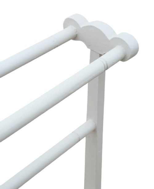 fig 2. Antique c.1920 Painted Towel Rail Stand – Fine Quality