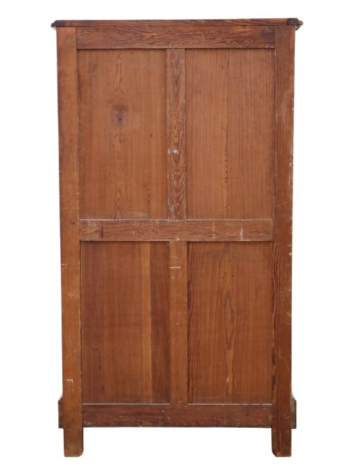 ANTIQUE C1900 LARGE PITCH PINE WELLINGTON CHEST OF 7 DRAWERS FINE QUALITY - ADDITIONAL PHOTO 5