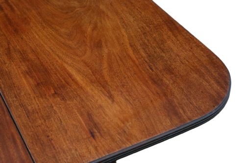 ANTIQUE GEORGIAN C1800 EARLY 19TH CENTURY MAHOGANY GATELEG DINING TABLE QUALITY - ADDITIONAL PHOTO 5