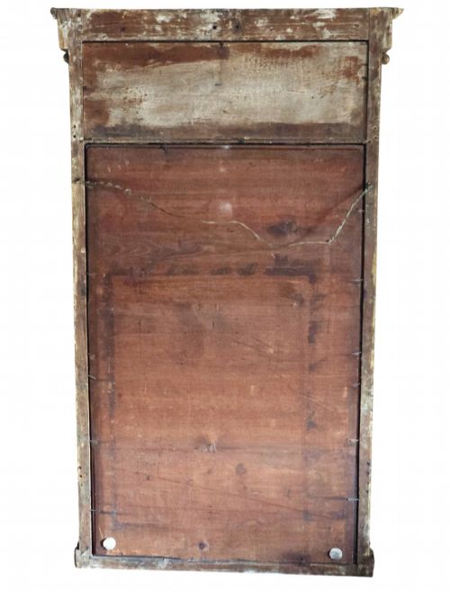 LARGE 19TH CENTURY FINE QUALITY ANTIQUE OVERMANTLE WALL PIER MIRROR GILT AND WHITE FRAME STATEMENT PIECE - ADDITIONAL PHOTO 4