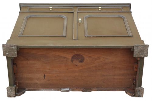 QUALITY ANTIQUE CHOCOLATE PAINTED CUPBOARD SIDEBOARD 19TH CENTURY - ADDITIONAL PHOTO 7