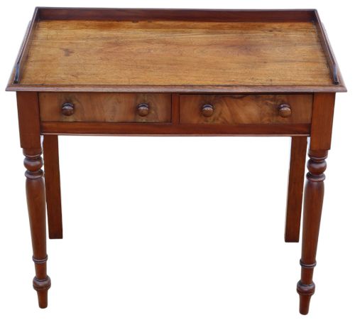 Antique Fine Quality 19th Century Mahogany Writing and Dressing Table