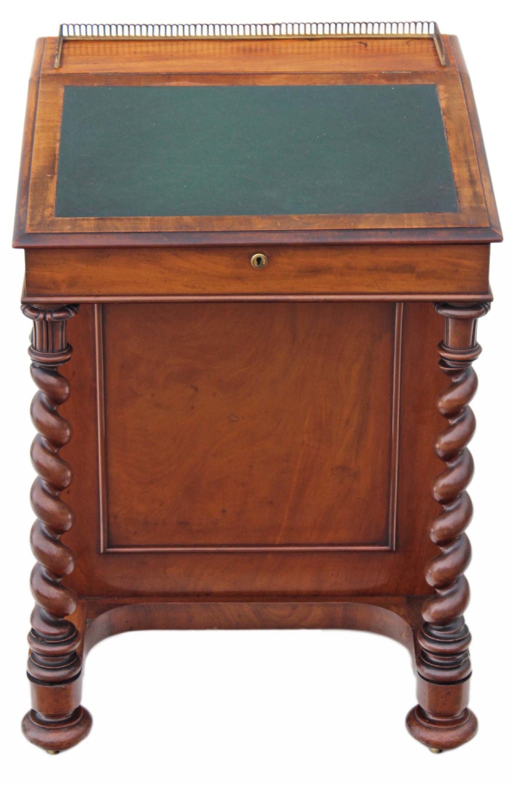 William IV walnut davenport desk