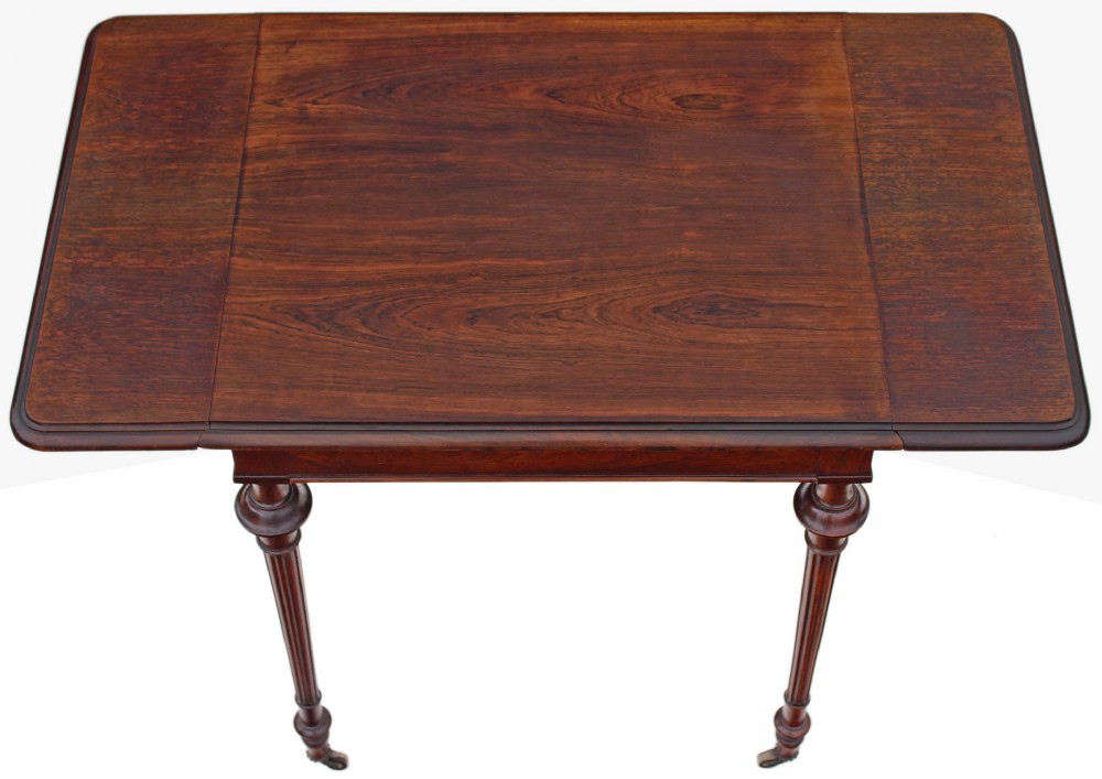 Victorian Rosewood sofa table side