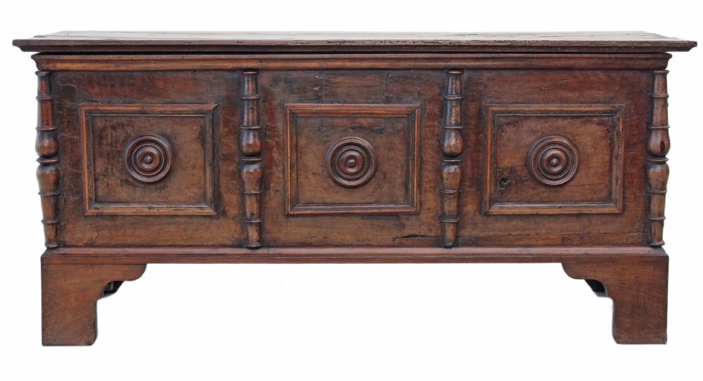 Georgian walnut mule chest coffer ottoman
