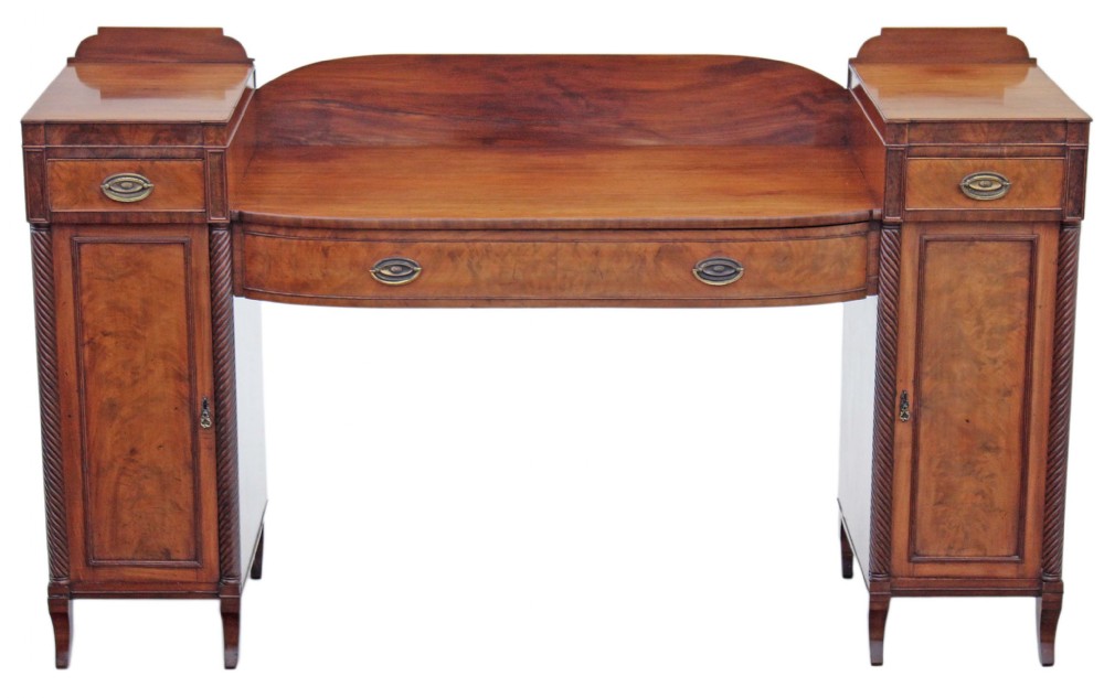 Georgian mahogany sideboard chiffonier