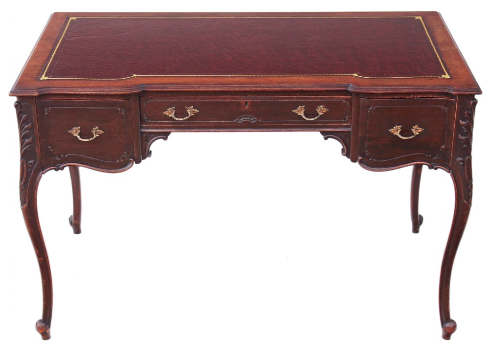 Victorian mahogany writing desk dressing table