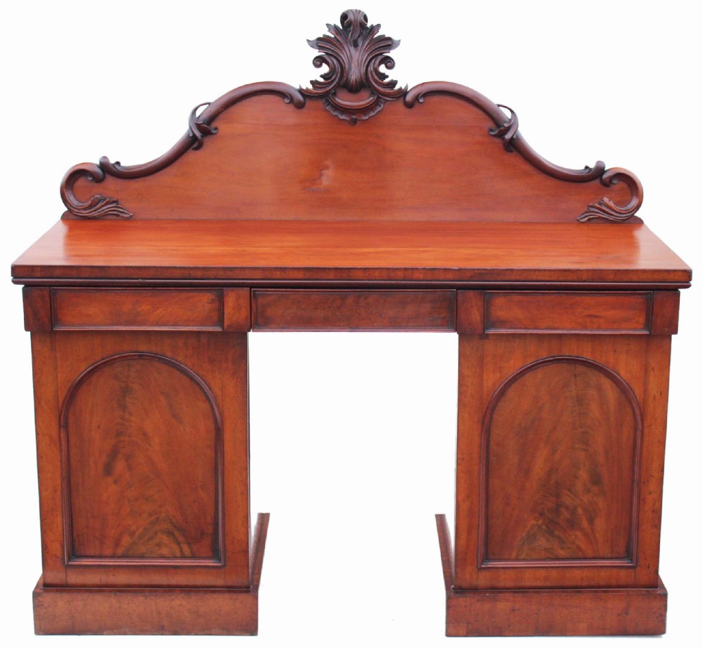 Victorian mahogany chiffonier sideboard