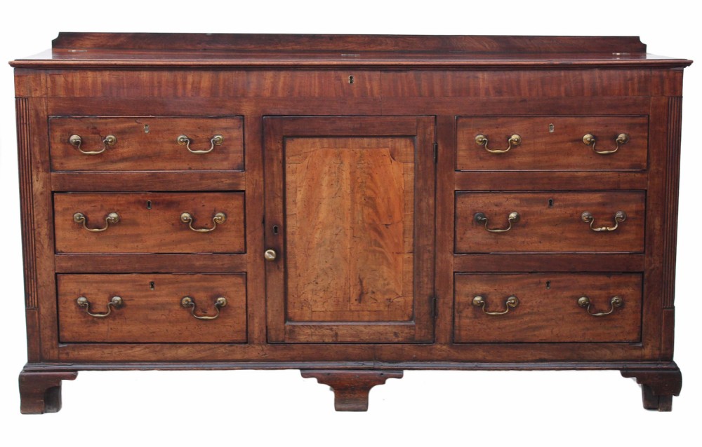 Georgian mahogany Lancashire mule chest sideboard
