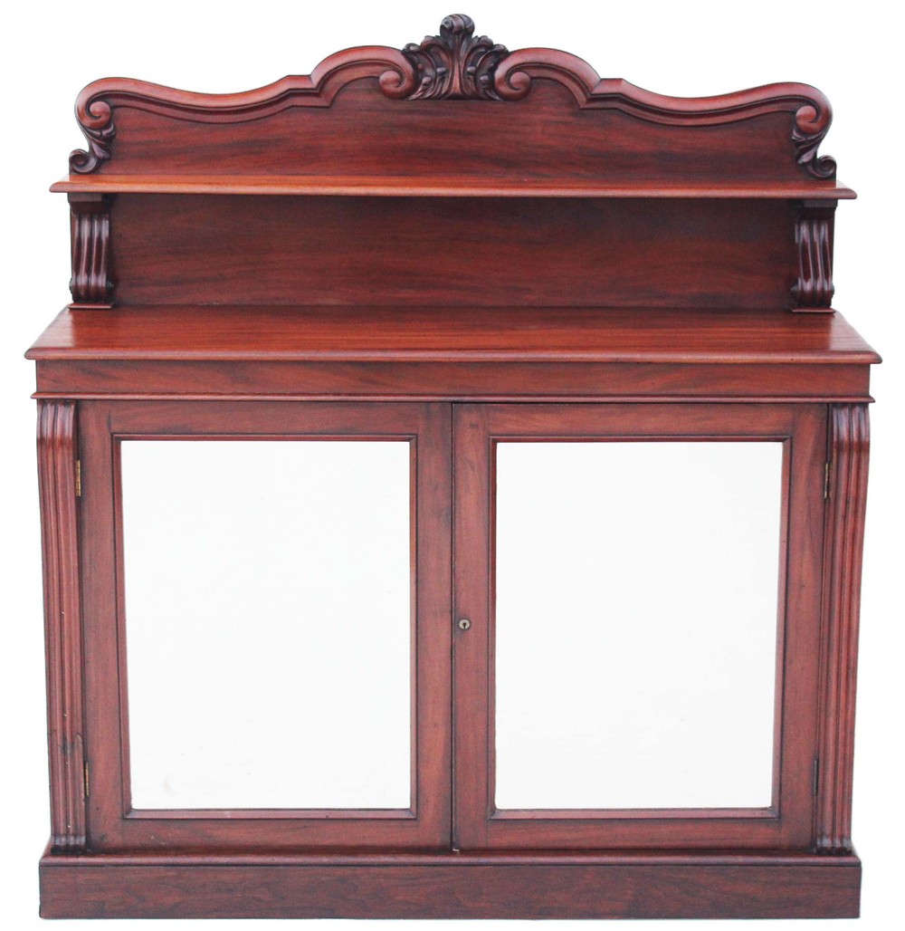 Regency mahogany chiffonier sideboard