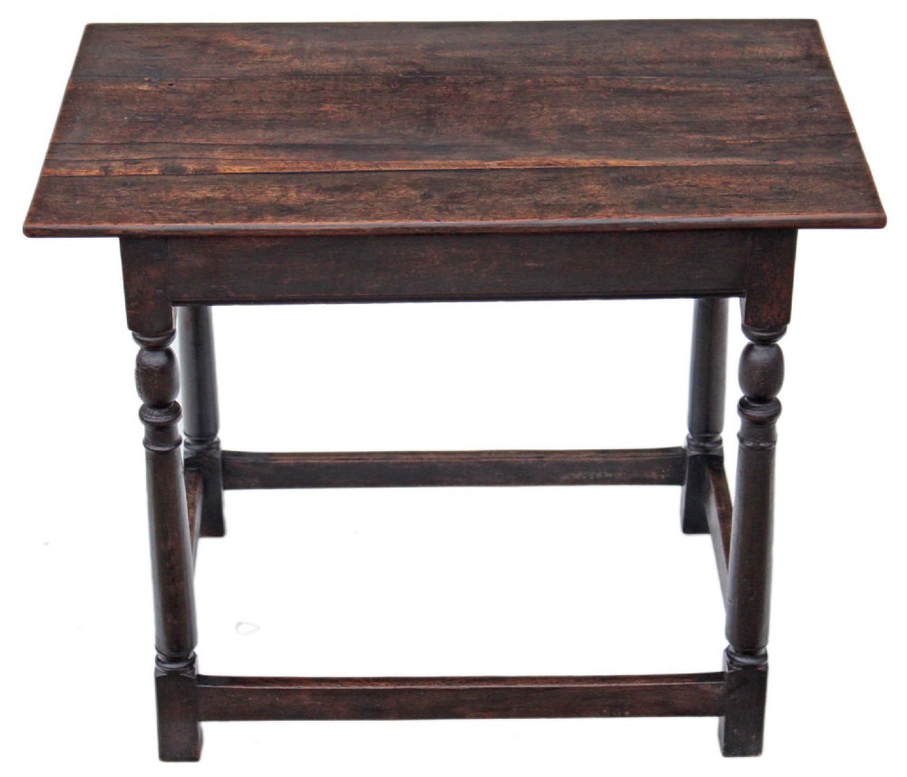 Georgian oak side writing table