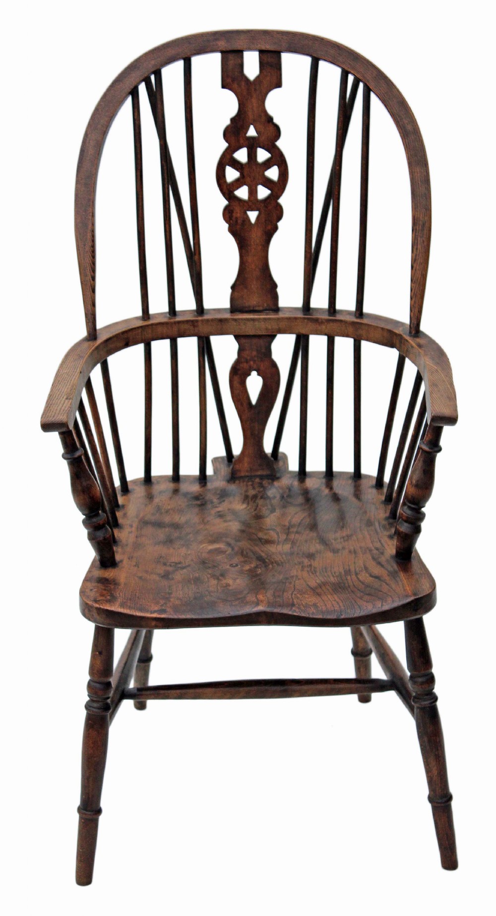 Windsor elm beech ash armchair carver hall side dining chair