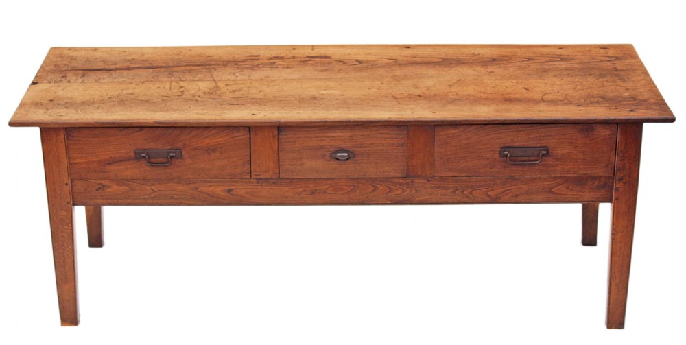 Georgian elm serving table dresser sideboard