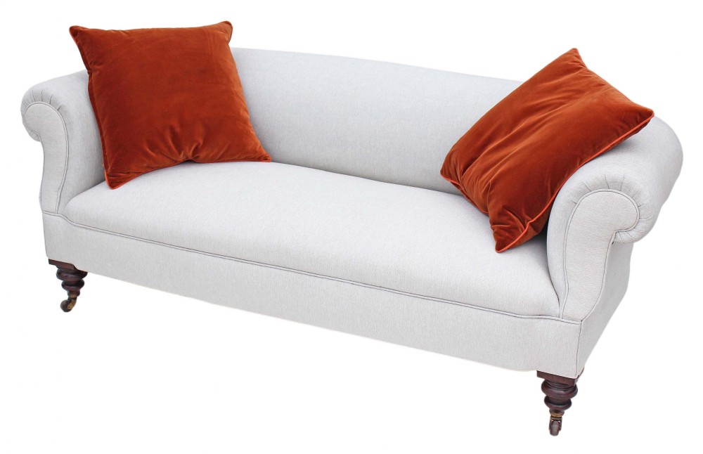 Victorian mahogany chesterfield sofa settee