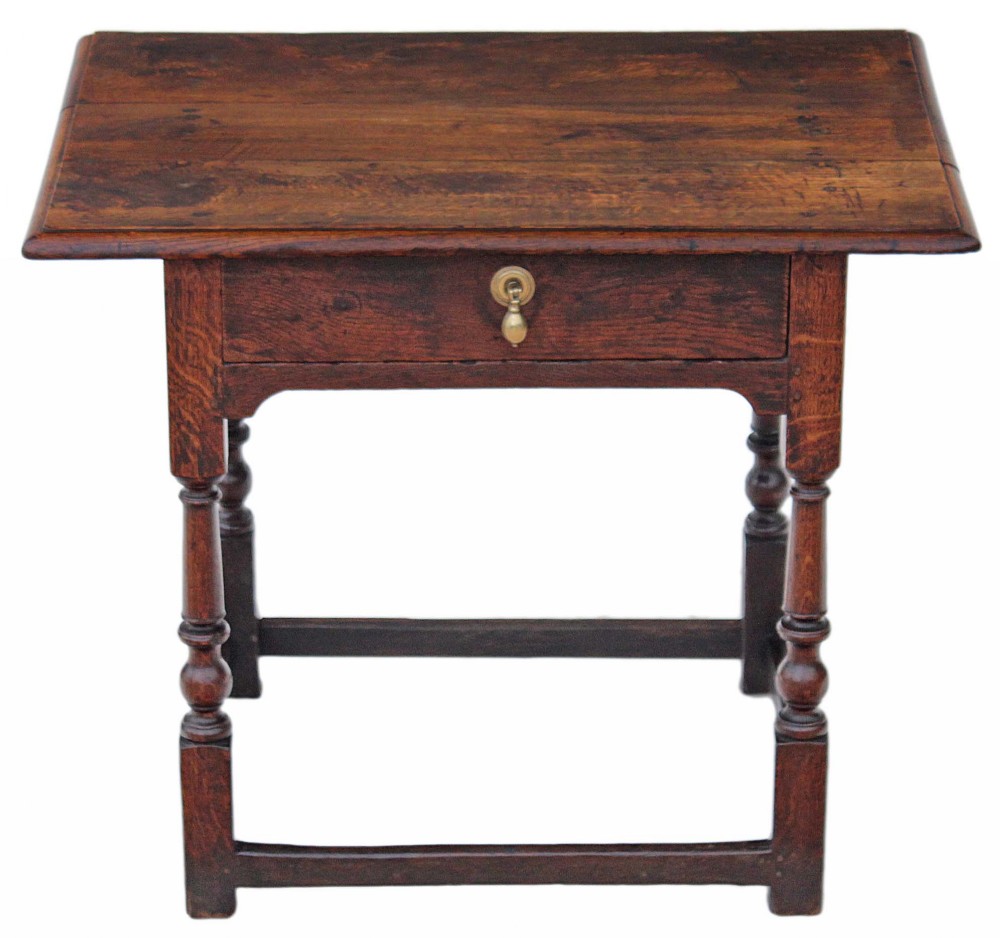 Georgian oak writing side table lowboy
