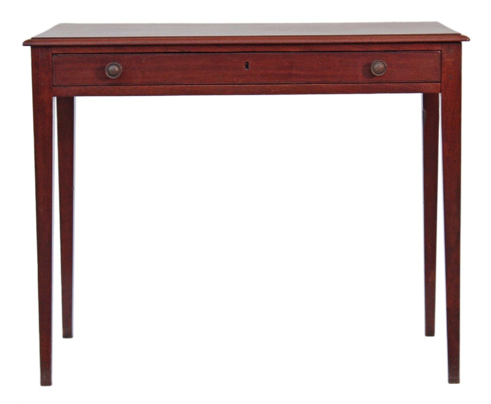Georgian mahogany side writing occasional table
