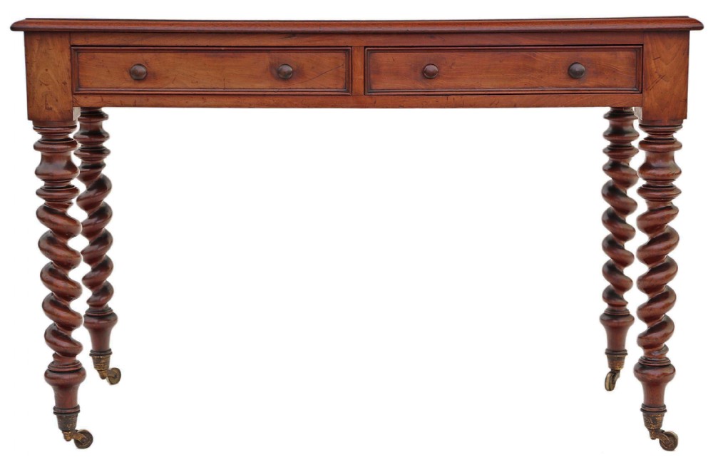 Victorian mahogany side writing table