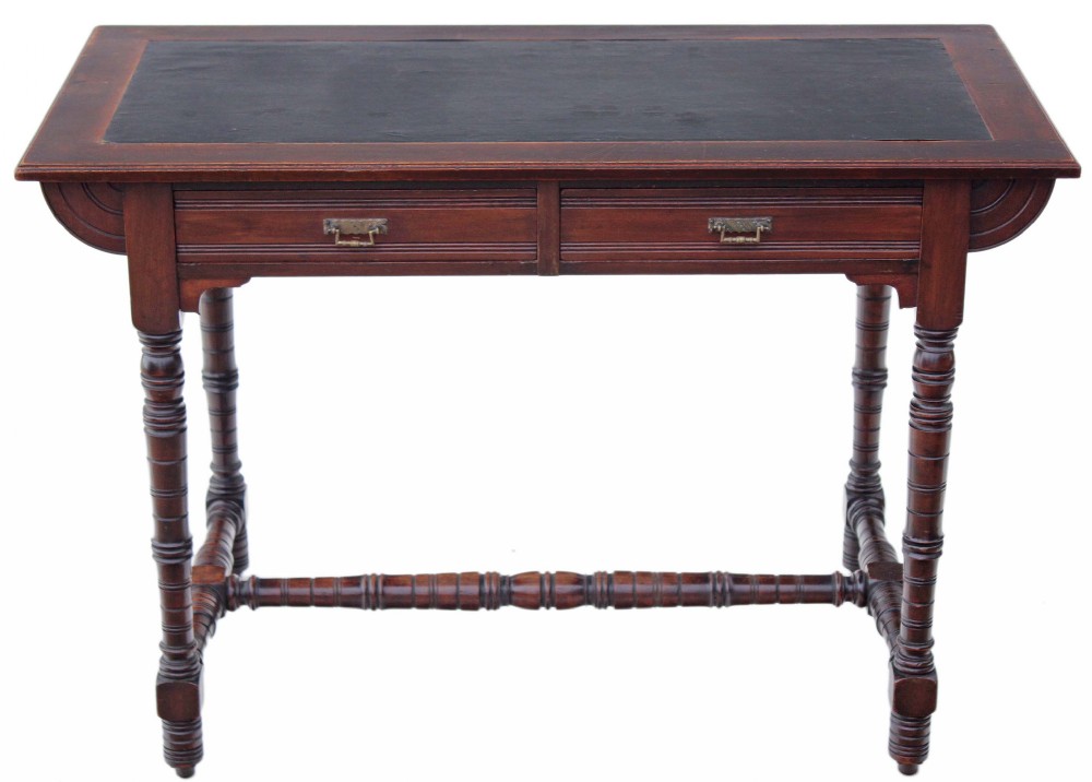 Victorian walnut desk writing table