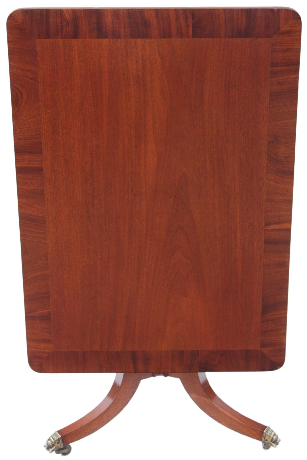 Victorian crossbanded tilt top loo table