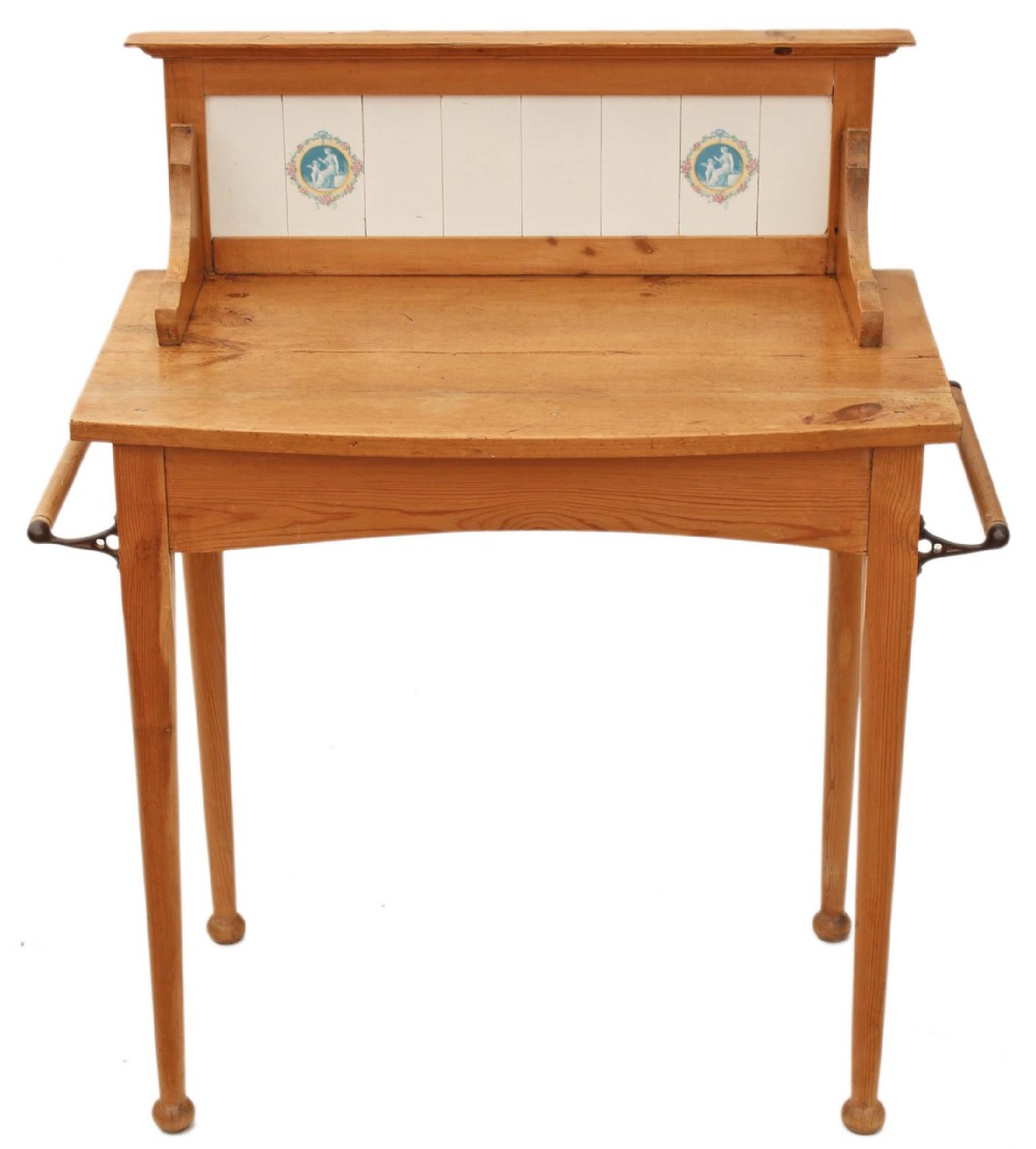 Victorian pine washstand dressing table