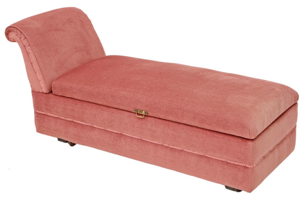 Victorian sofa chaise longue daybed ottoman