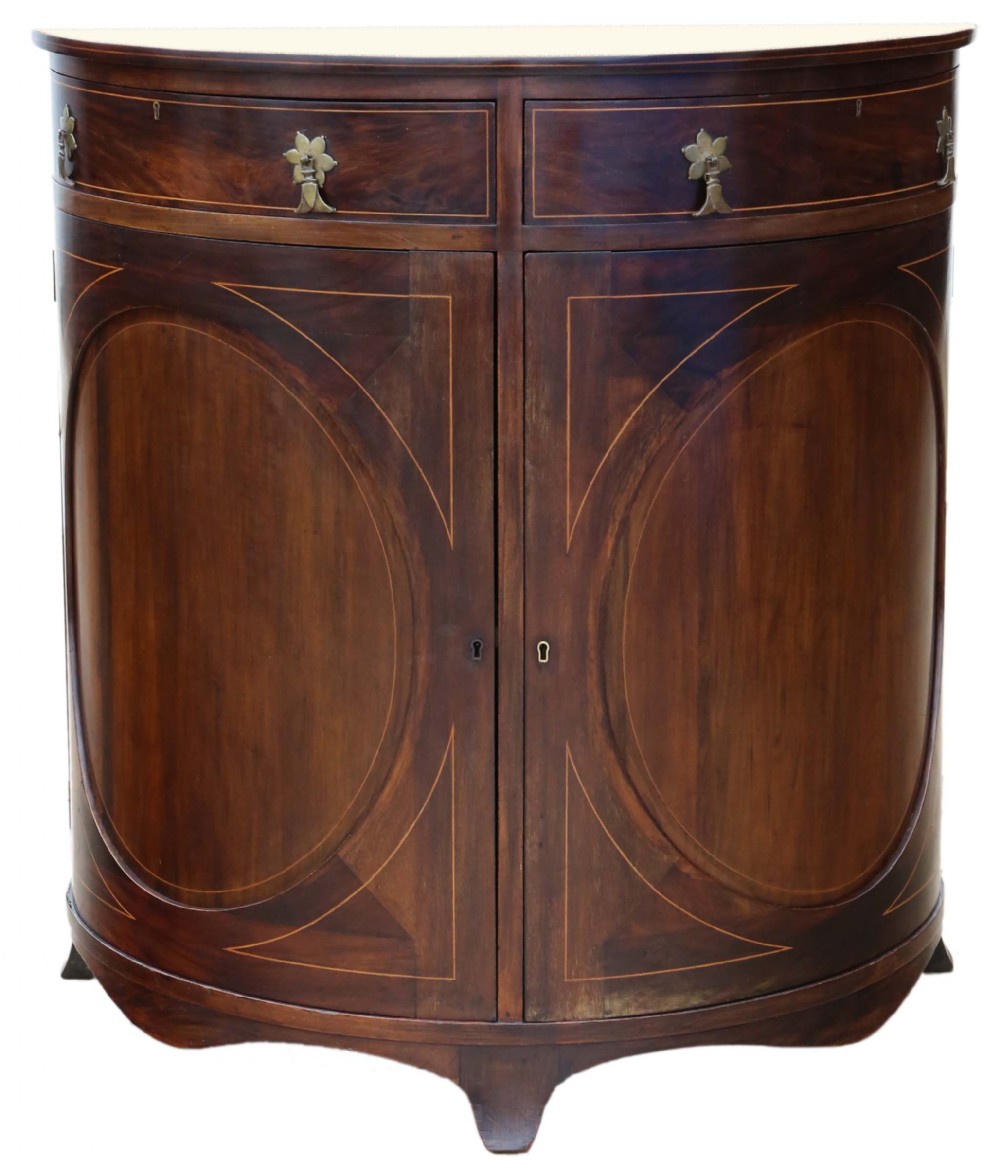 Edwardian mahogany sideboard chiffonier cupboard console table