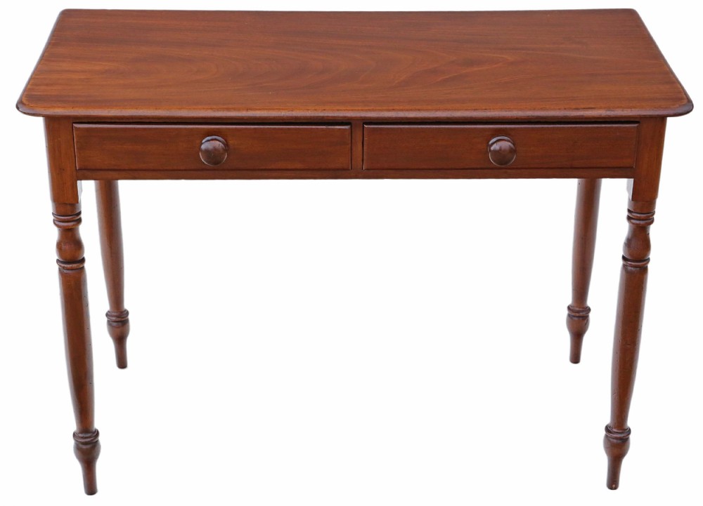 Victorian mahogany writing table desk dressing