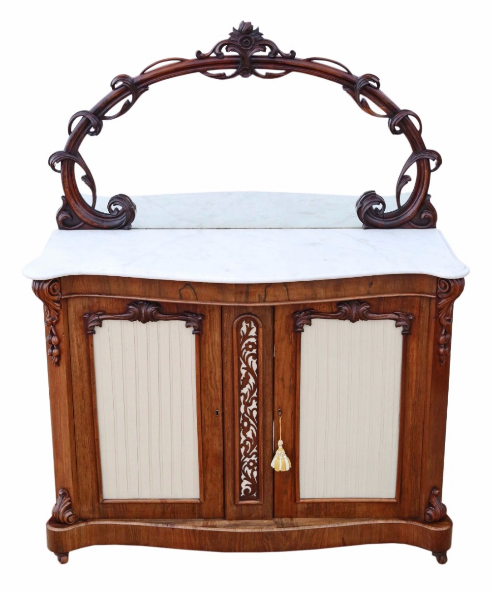 Victorian rosewood credenza sideboard chiffonier