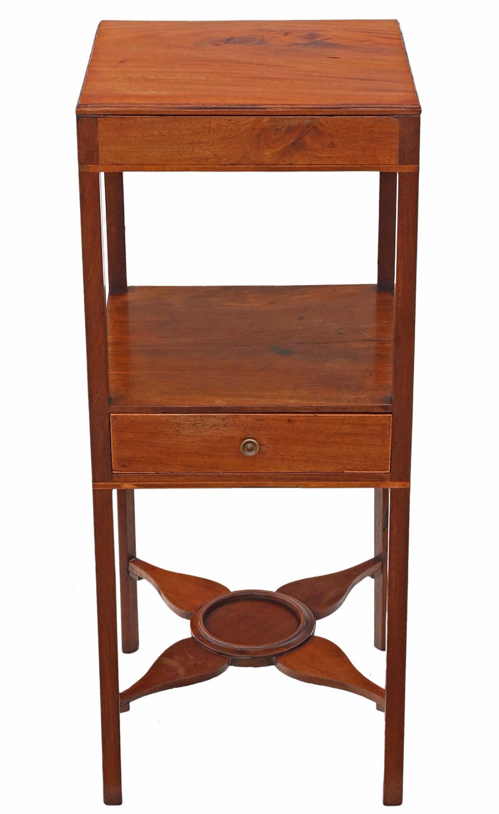 Georgian mahogany bedside cupboard cabinet table washstand