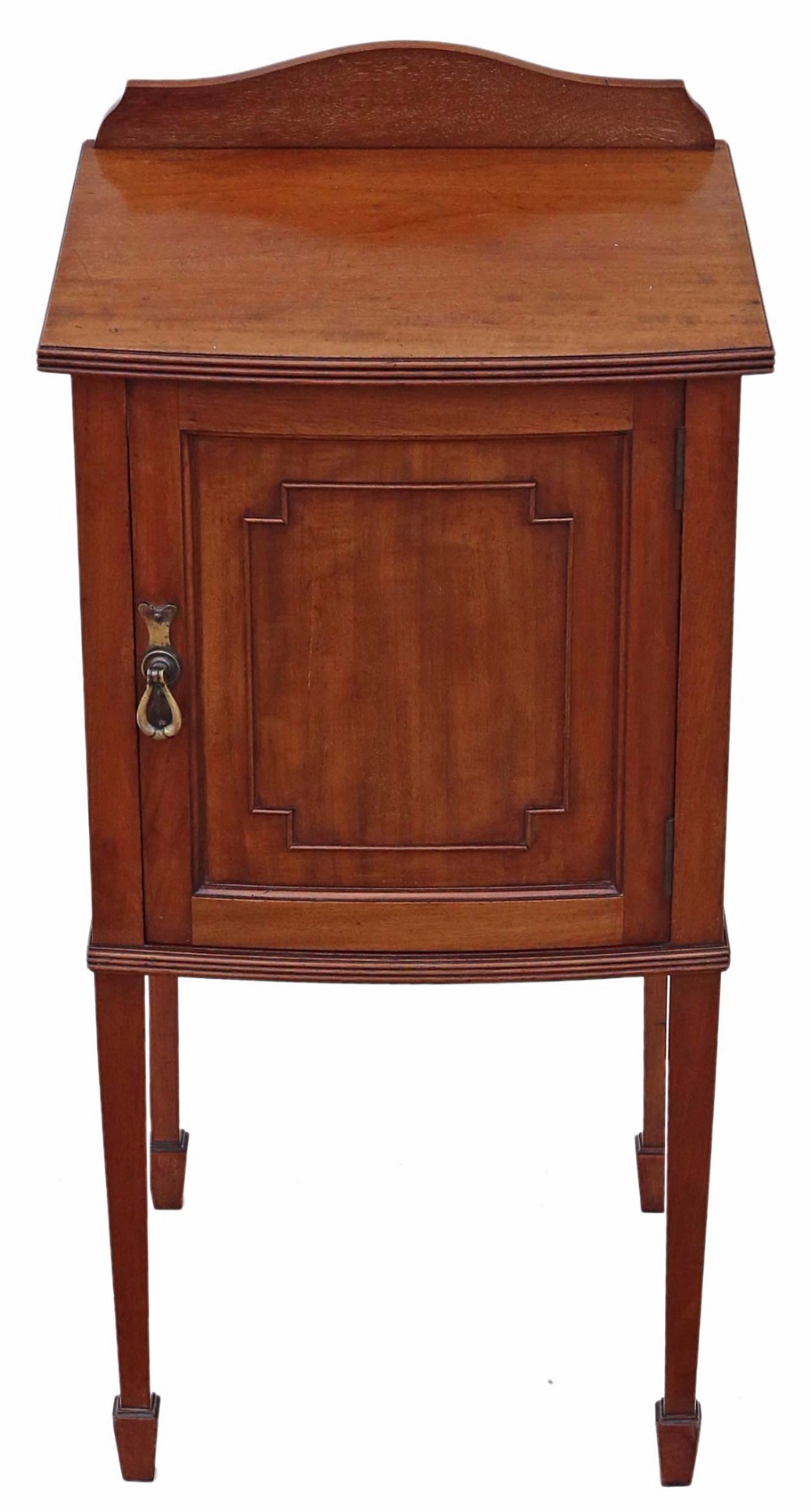 Edwardian mahogany bedside table cupboard cabinet