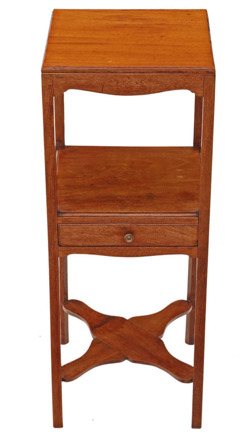 Georgian mahogany C1800 washstand bedside cupboard table cabinet