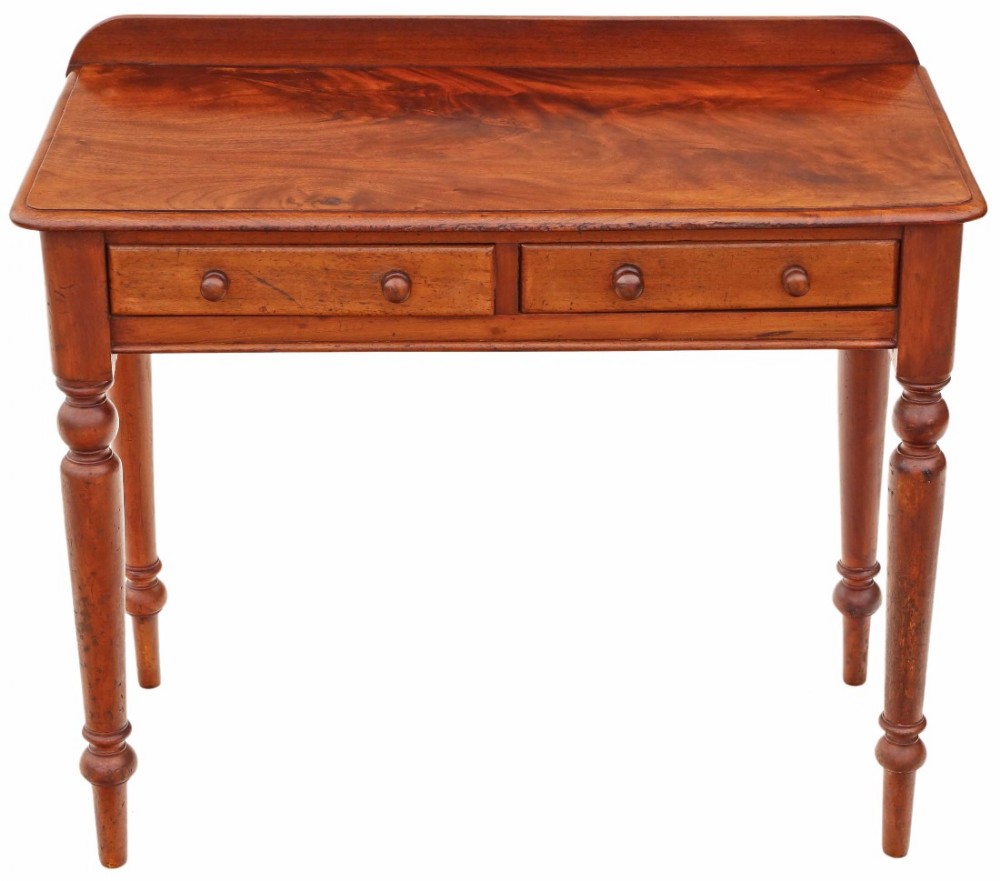 Victorian C1880 mahogany writing desk or dressing table