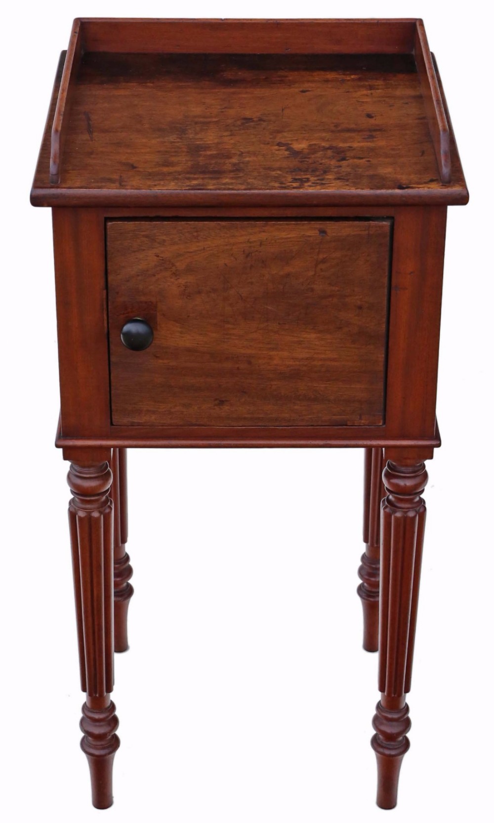 Mahogany bedside table cupboard cabinet