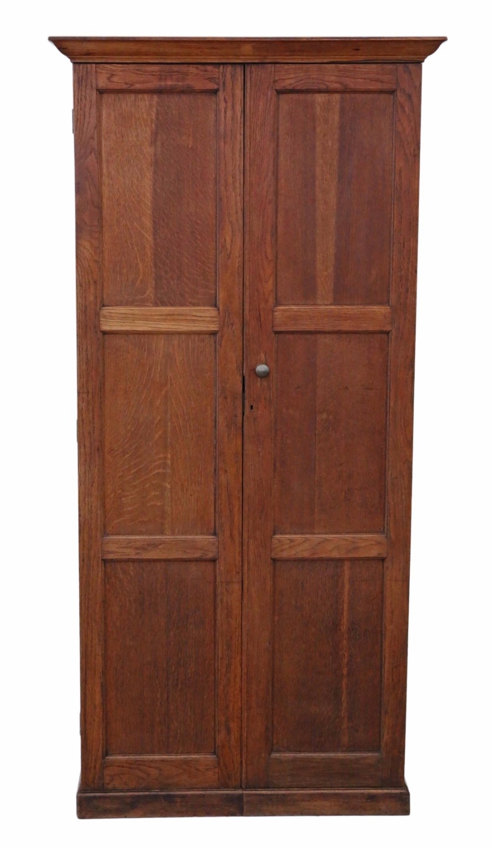 Victorian oak hall housekeeper's kitchen bookcase larder cupboard