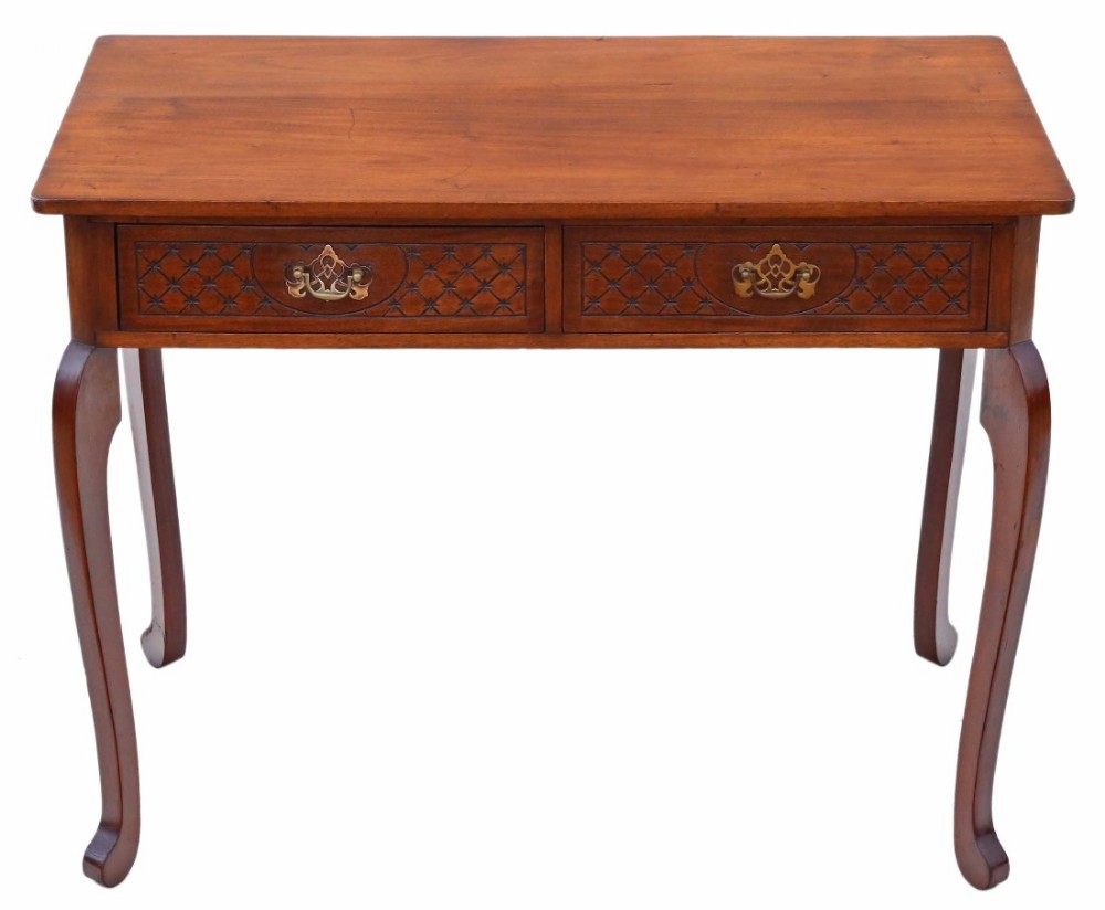 Victorian Aesthetic mahogany writing desk or dressing table