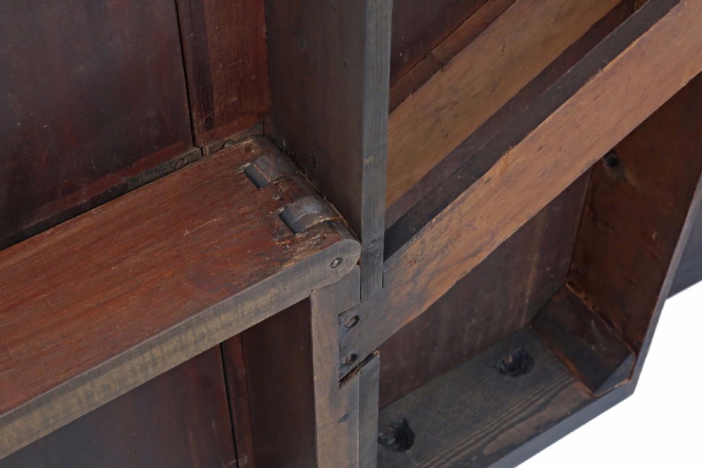Georgian mahogany pad foot gateleg dining table View IX