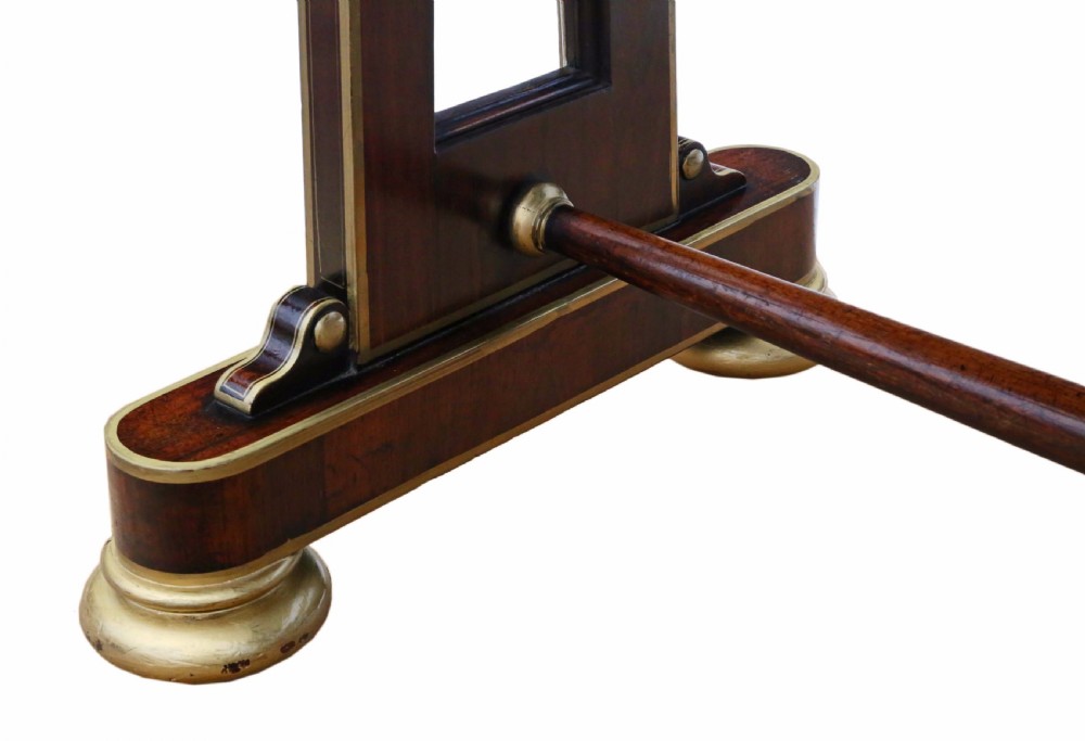 Regency rosewood library writing desk View IX