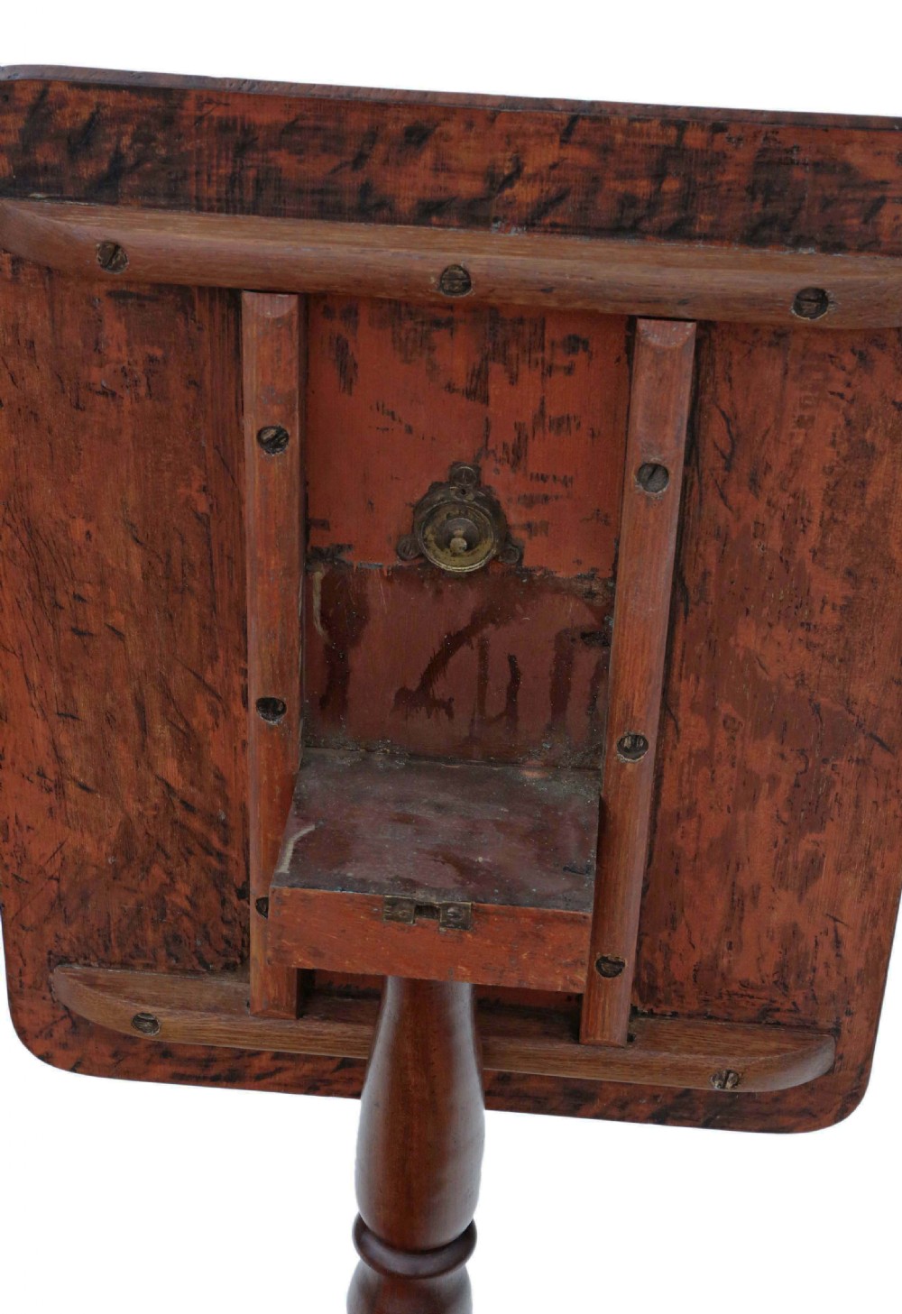 Georgian crossbanded mahogany tilt top supper table View VIII