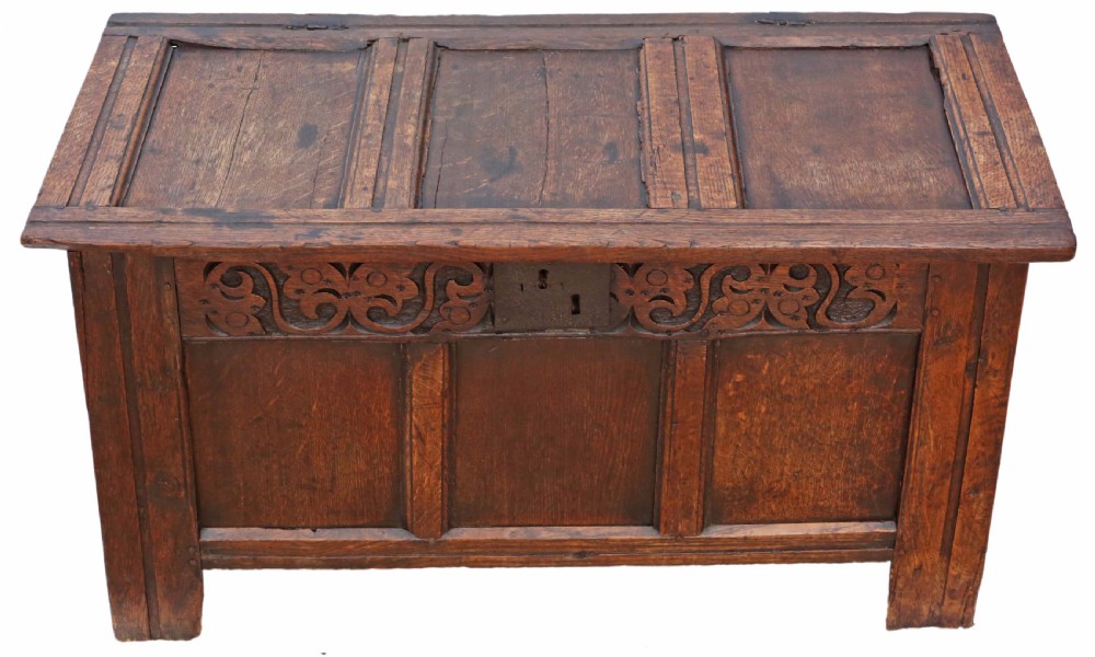 Georgian oak coffer