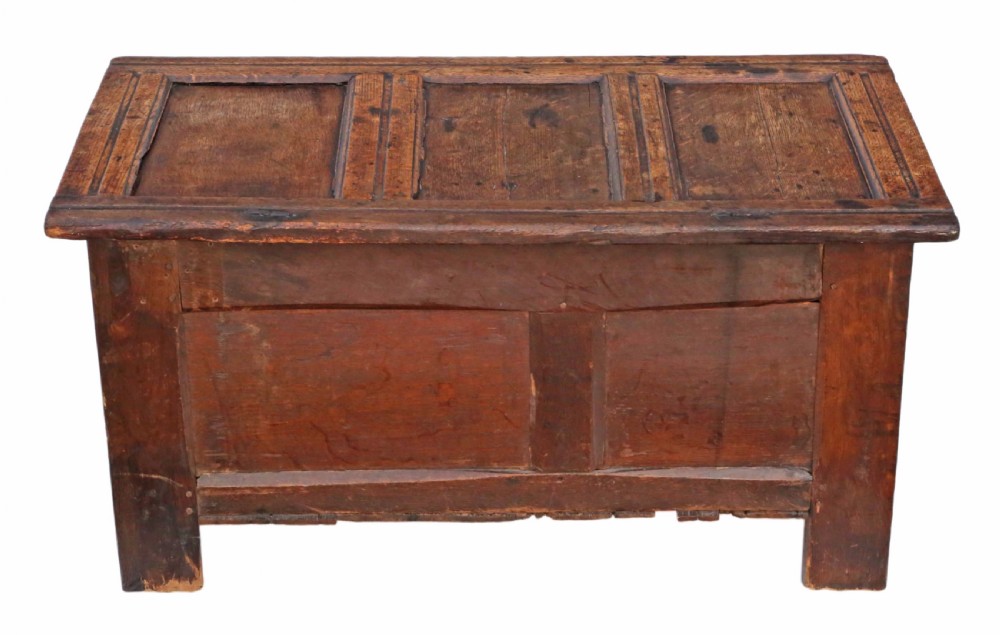Georgian oak coffer View VII