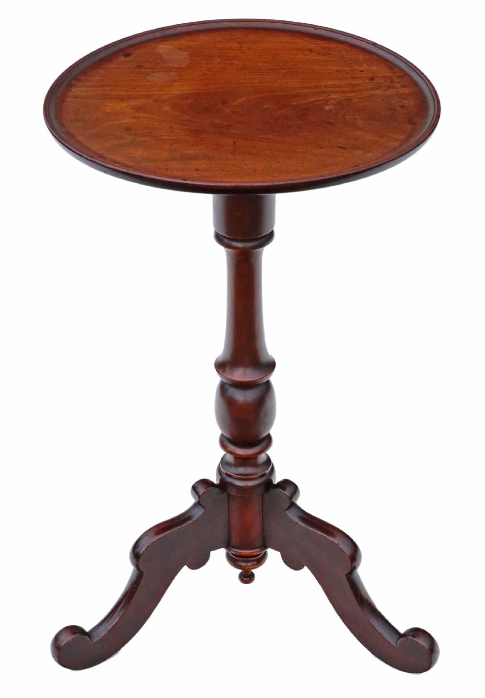 Regency mahogany tilt top wine table