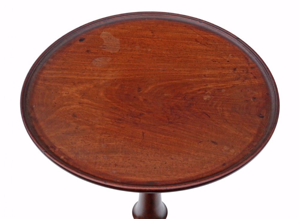 Regency mahogany tilt top wine table View VI