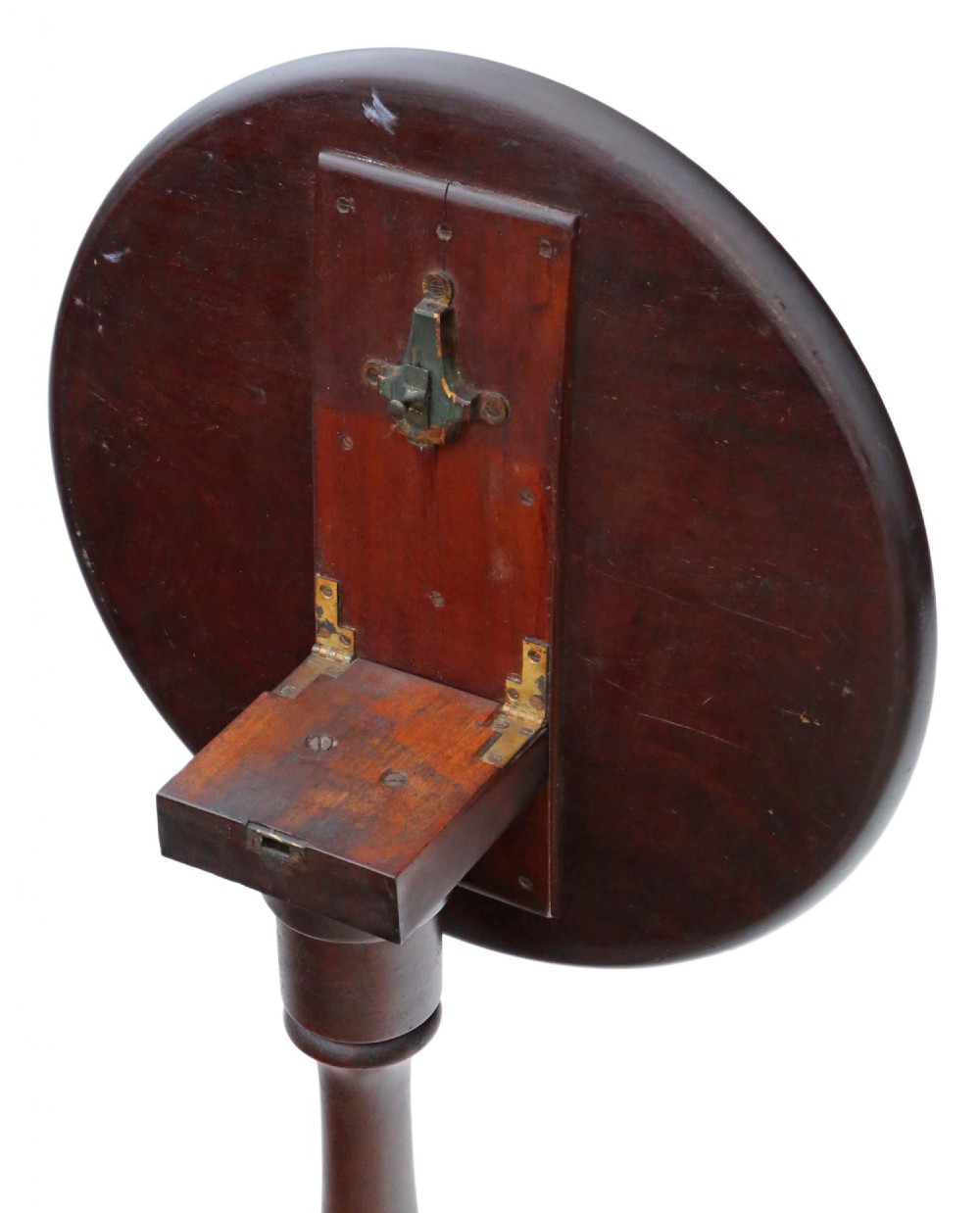 Regency mahogany tilt top wine table View VII