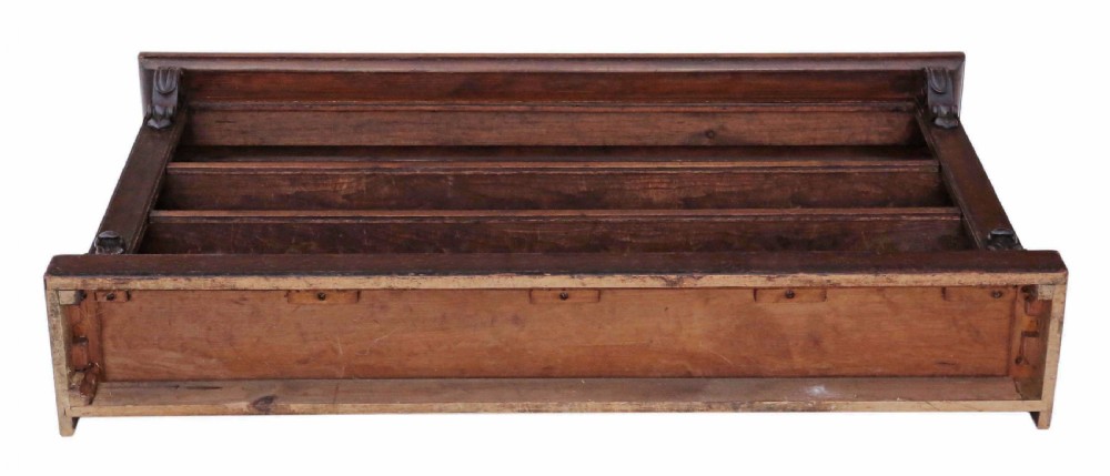 Victorian adjustable walnut bookcase View VIII