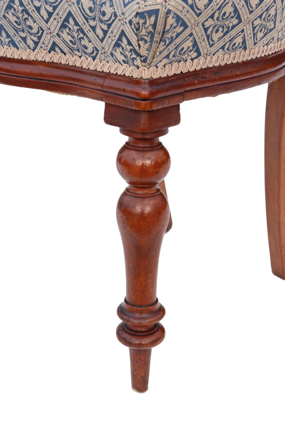 Set of 6 Victorian mahogany balloon back dining chairs View IX