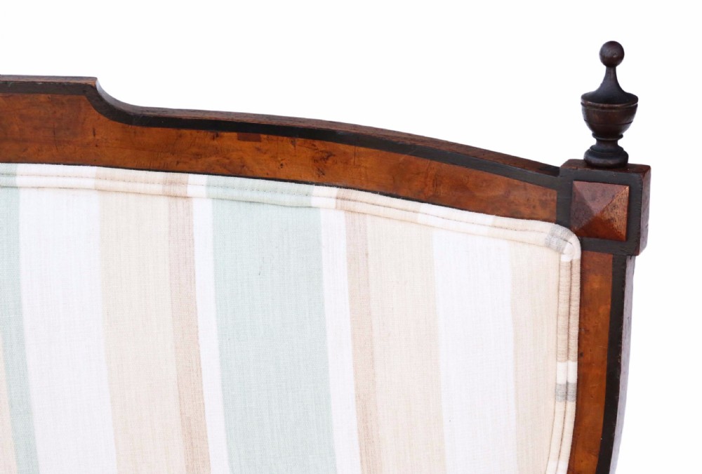 Victorian burr walnut Aesthetic sofa View III