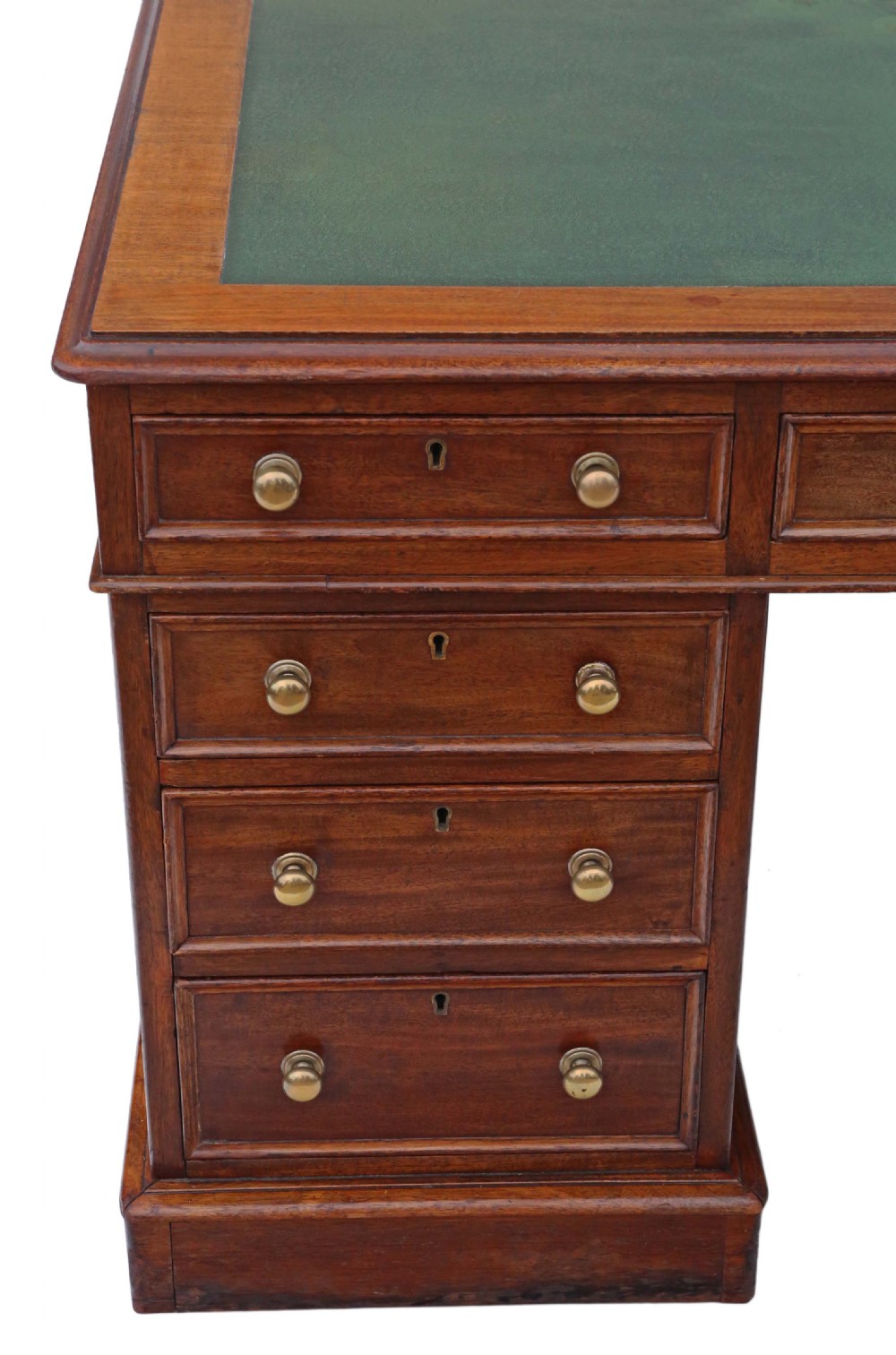 Victorian mahogany partner's desk  View V