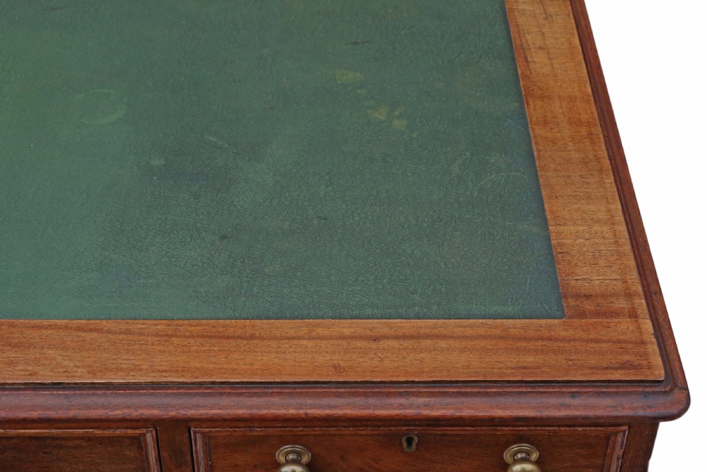 Victorian mahogany partner's desk  View VIII