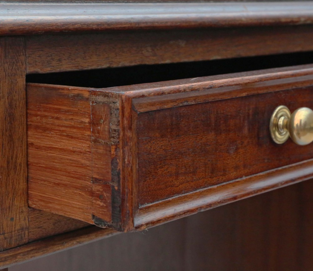 Victorian mahogany partner's desk  View XI