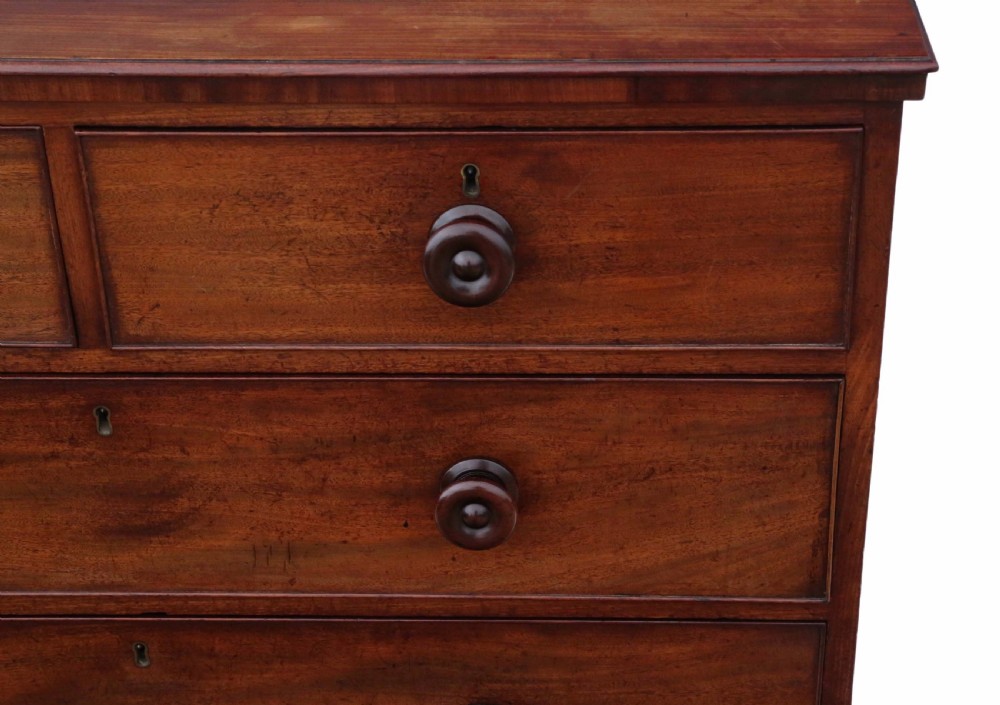 Regency mahogany chest of drawers View III